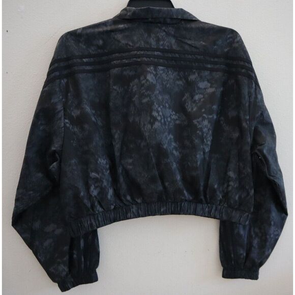 Adidas IM2439 Women Sz XL Black Future Icons 3-Stripes Woven 1/4 Zip Jacket - Picture 2 of 11